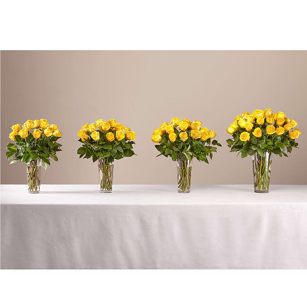 Long Stem Yellow Rose Bouquet – Rj Flowers Design, Galloway OH