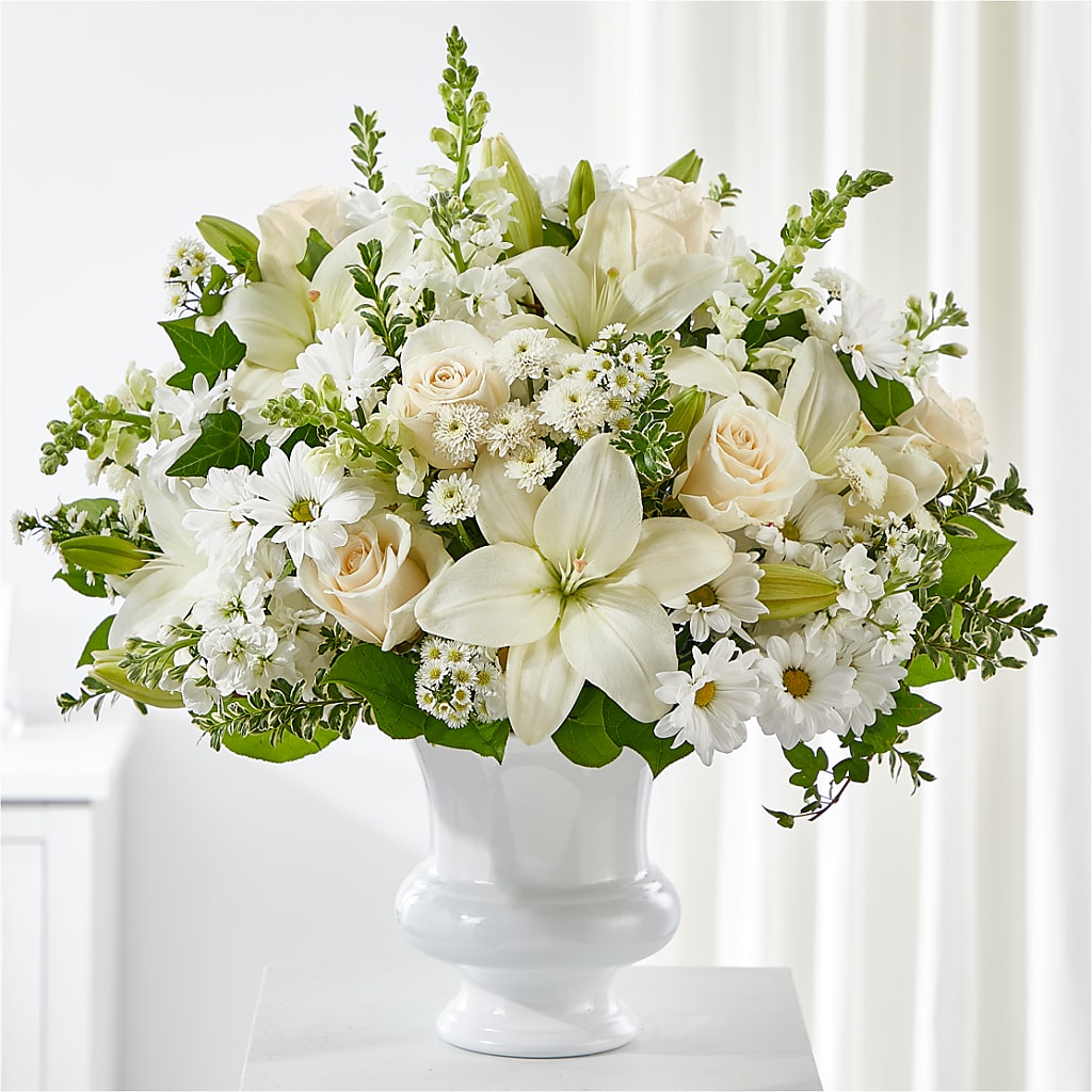 Uplifting Urn Arrangement – Rj Flowers Design, Galloway OH