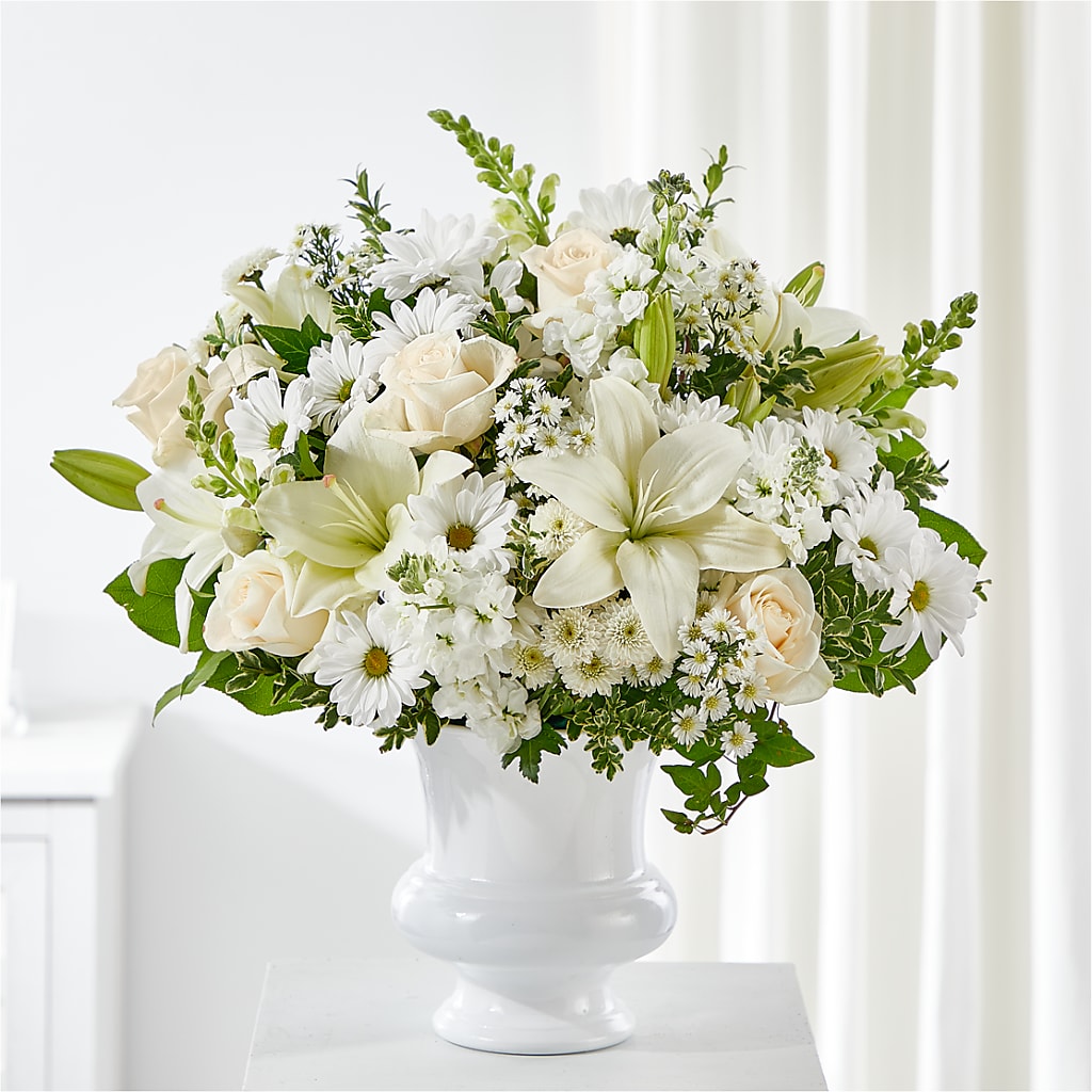Uplifting Urn Arrangement – Rj Flowers Design, Galloway OH
