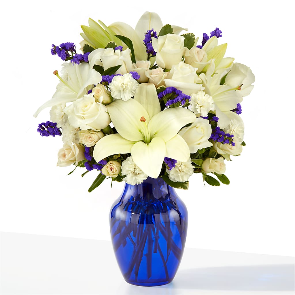 Sapphire Rush Bouquet – Rj Flowers Design, Galloway OH
