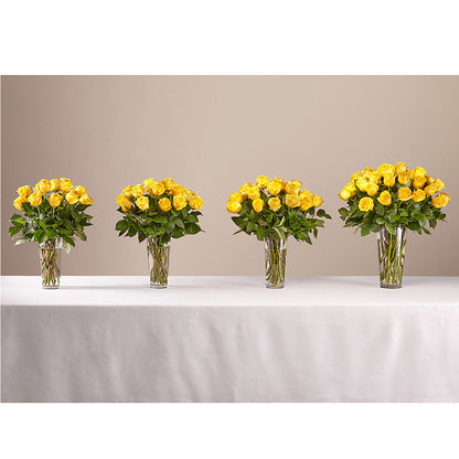 Long Stem Yellow Rose Bouquet –  Rj Flowers Design, Galloway OH