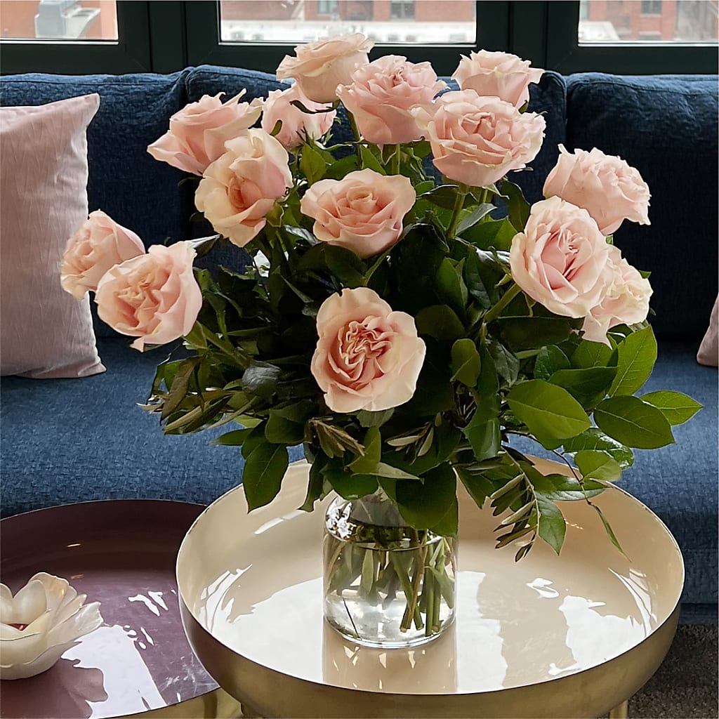 Long Stem Pink Rose Bouquet –  Rj Flowers Design, Galloway OH