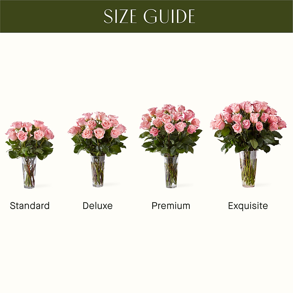 Long Stem Pink Rose Bouquet –  Rj Flowers Design, Galloway OH