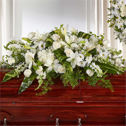 Abundance Casket Spray –  Rj Flowers Design, Galloway OH