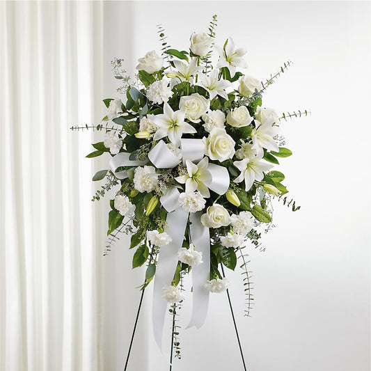 With Care Standing Spray –  Rj Flowers Design, Galloway OH